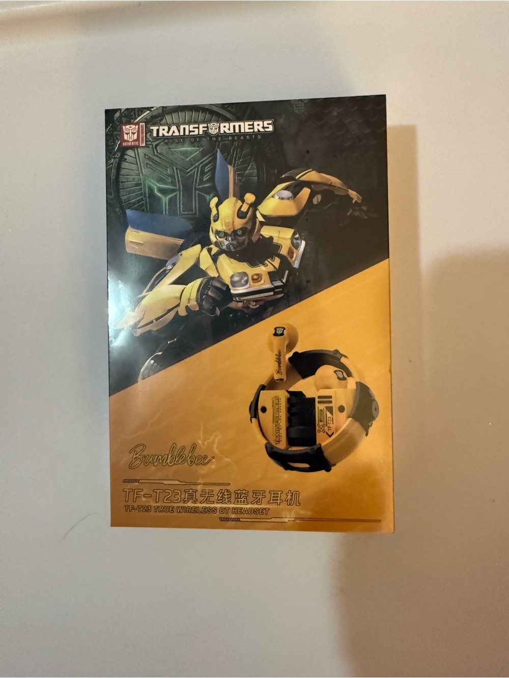 Hasbro Transformers Bumblebee Yellow Wireless Headphones
